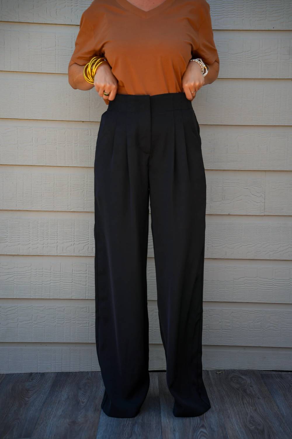 Skies Are Blue - Women's Wide Leg Pants