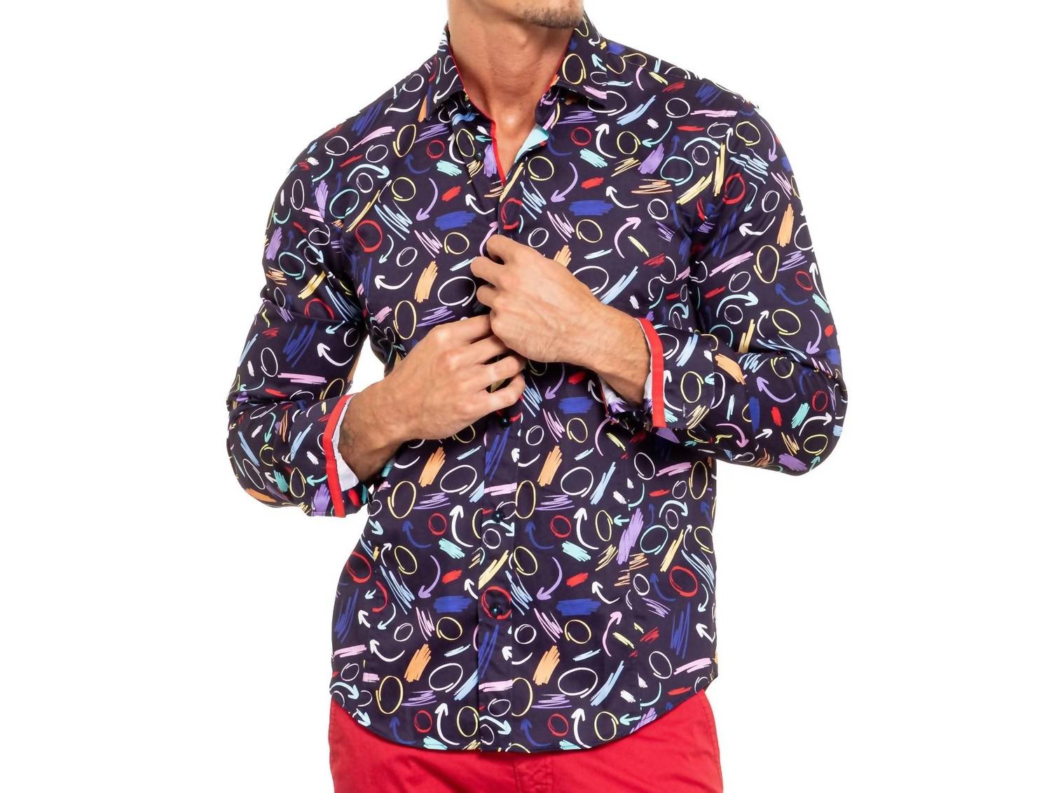 Eight X - Arcade Floor Button Down Shirt
