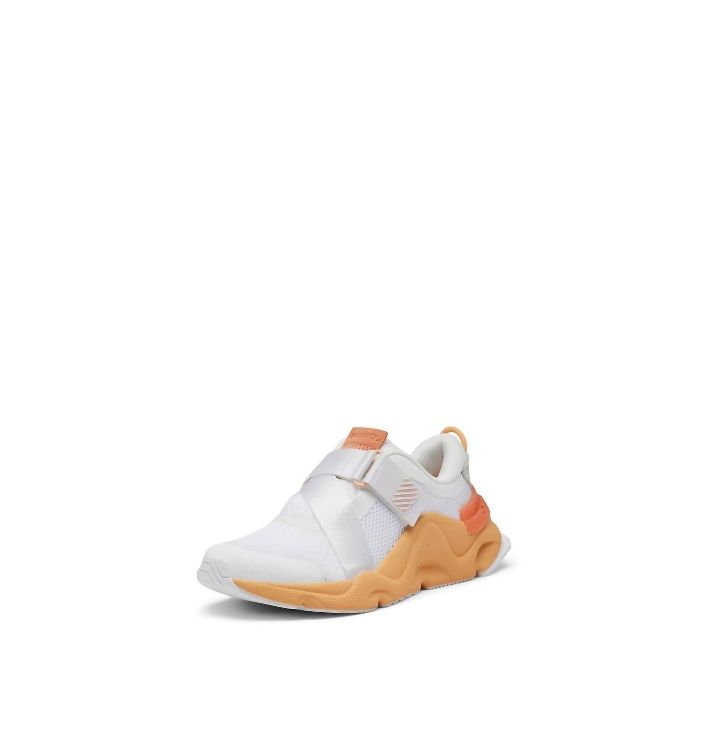 SOREL Women's Kinetic Rnegd Strap Shoes in white - women's sneaker
