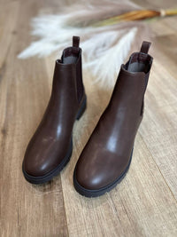 SODA Women's Hopper Chelsea Ankle Boot in brown - women's shoe - alternate view