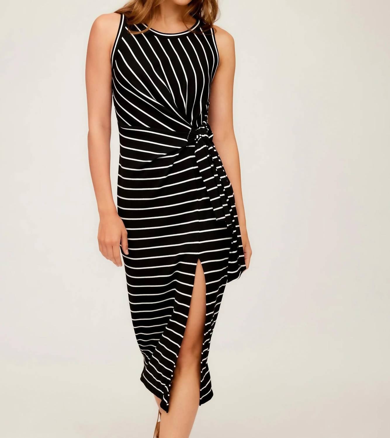 Fifteen Twenty - Maddie Side-knot Midi Dress