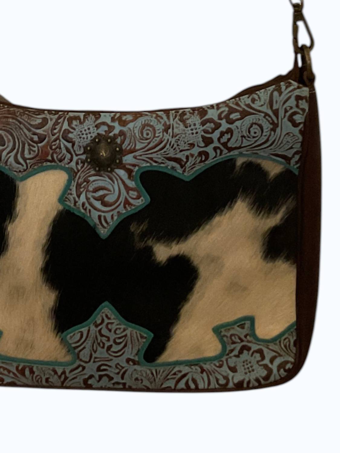 Myra - Women's Andean Leather Hairon Bag