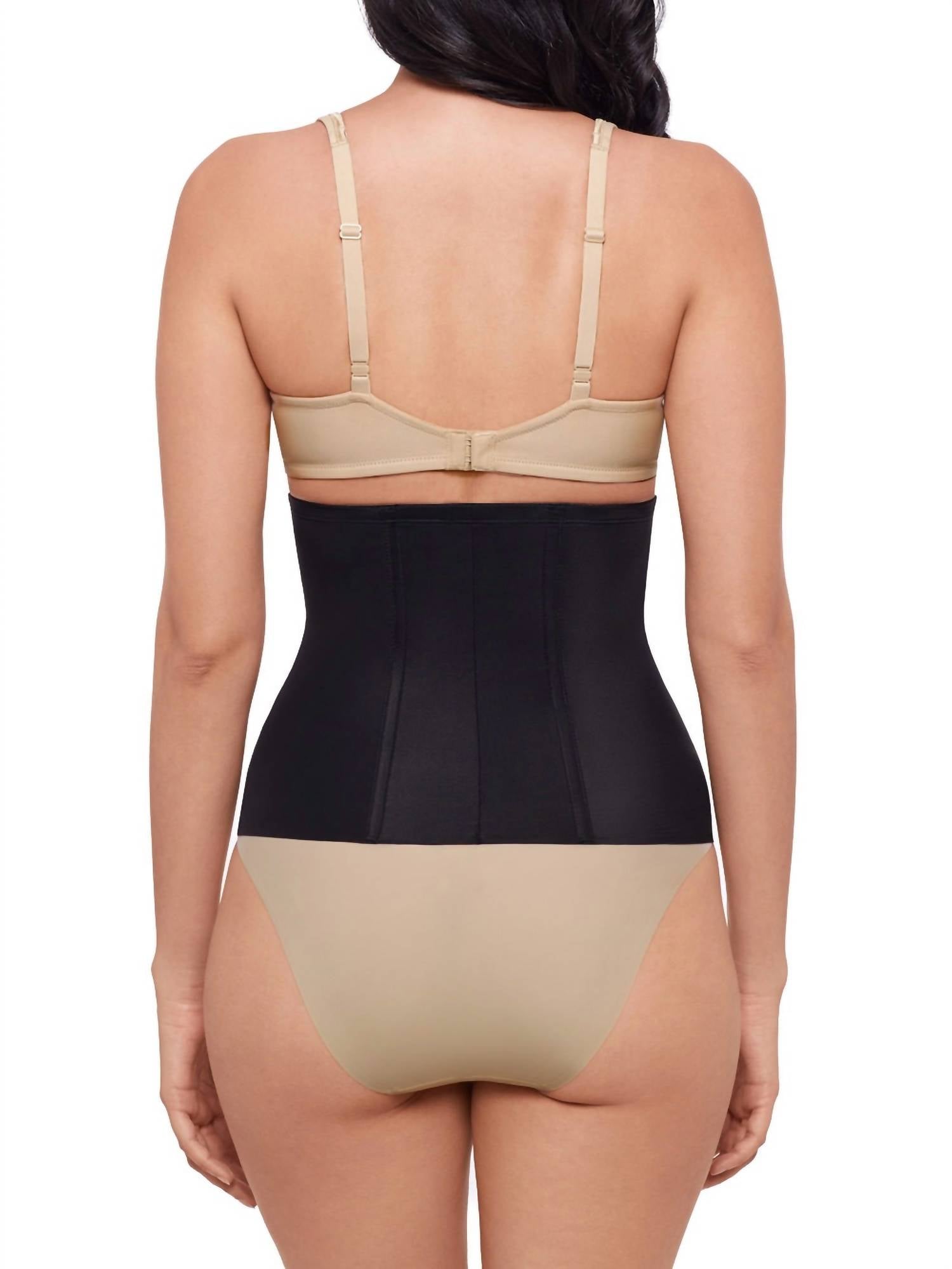 Miraclesuit Modern Miracle Step-in Waist Cincher in waist cincher in black - women's intimate - alternate view