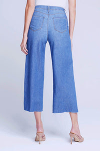 L'Agence Danica High Rise Cropped Wide Leg Jean in reno - women's jeans - alternate view