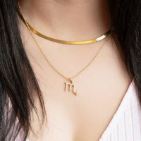 Starlette - Women's Scorpio Necklace With Extra Cz Sparkle