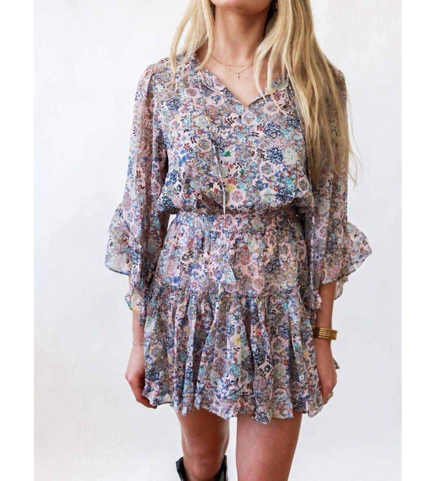 Keepsake - Wildflower Whisper Chiffon Dress
