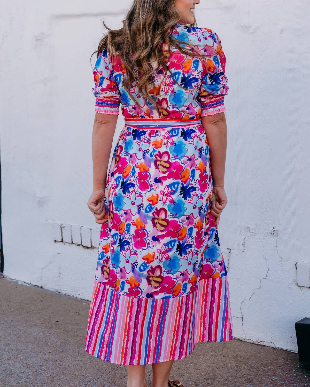 Joy Joy - Pin Tuck Maxi Dress