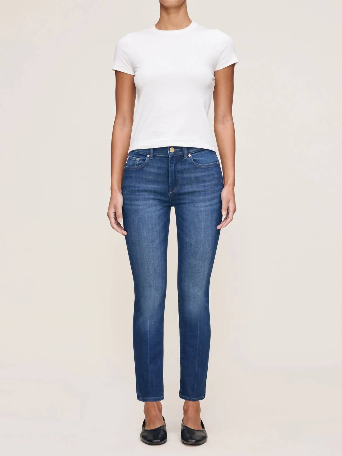 Dl1961 - Women'S - Shrunken Short Sleeve Tee