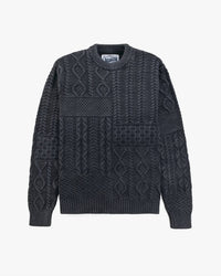Schott N.Y.C. - Men's Stonewashed Patchwork Cotton Sweater