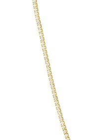 Sahira Jewelry Design - Women's Annie Dainty Tennis Choker Necklace