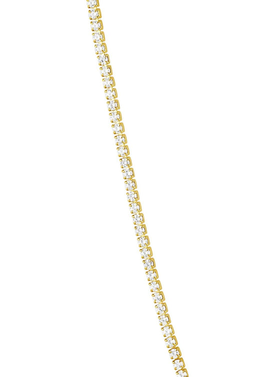 Sahira Jewelry Design - Women's Annie Dainty Tennis Choker Necklace