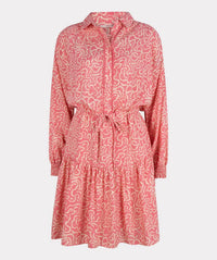 ESQUALO Vonda Vibrant Vacay Dress in pink - women's dress - view 5