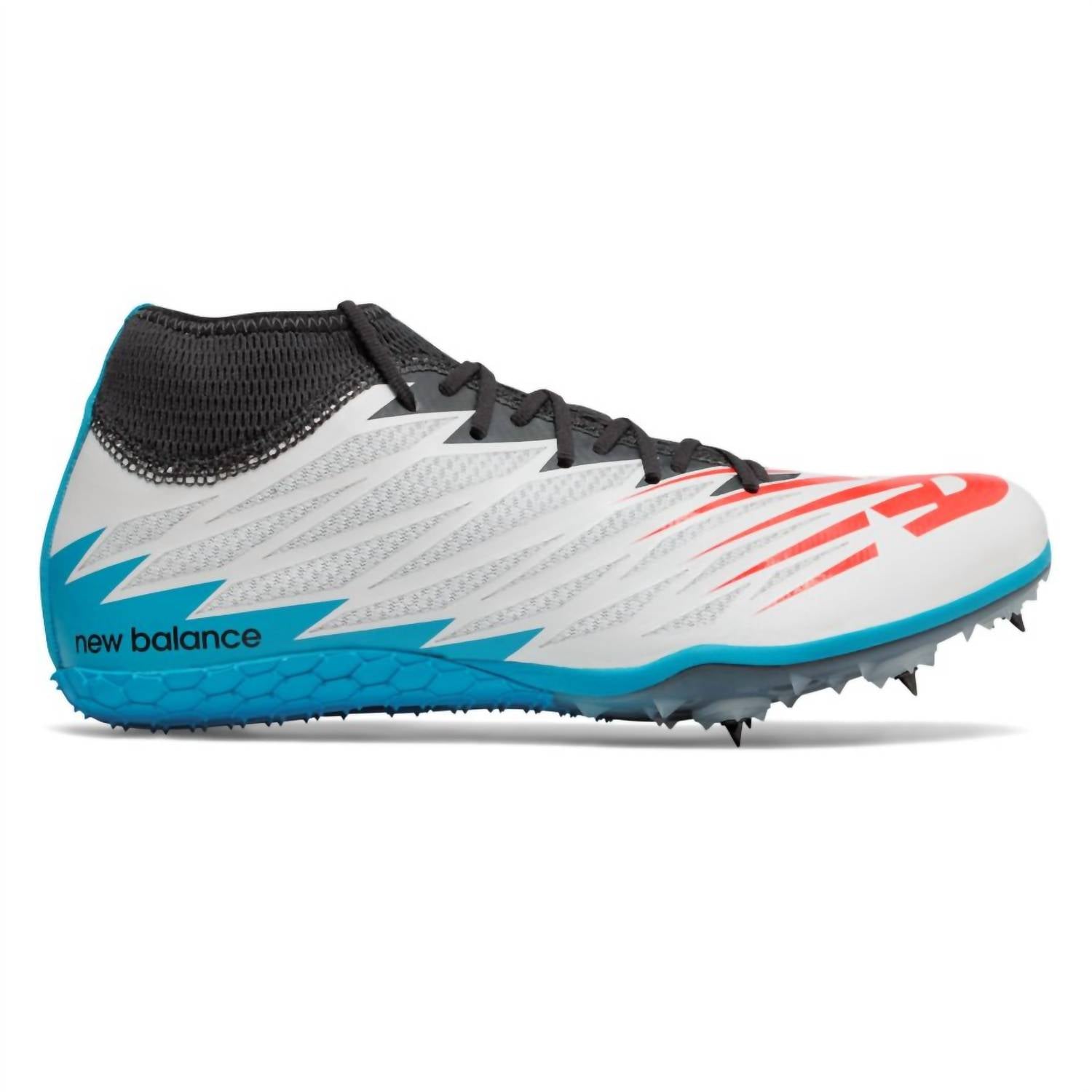 New Balance Women's Sd100 V2 Spike Shoes in white blue - women's shoe