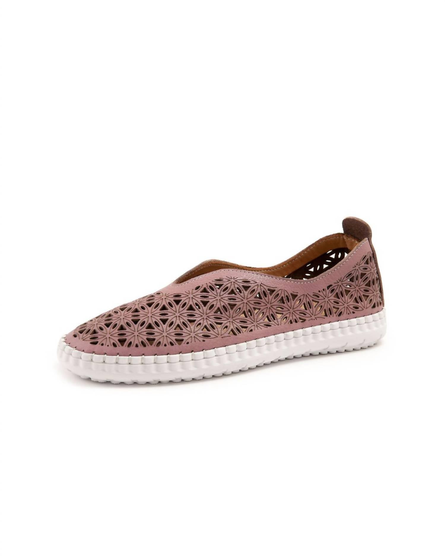 bueno Women's Daisy Sneakers in dusty mauve - women's sneaker