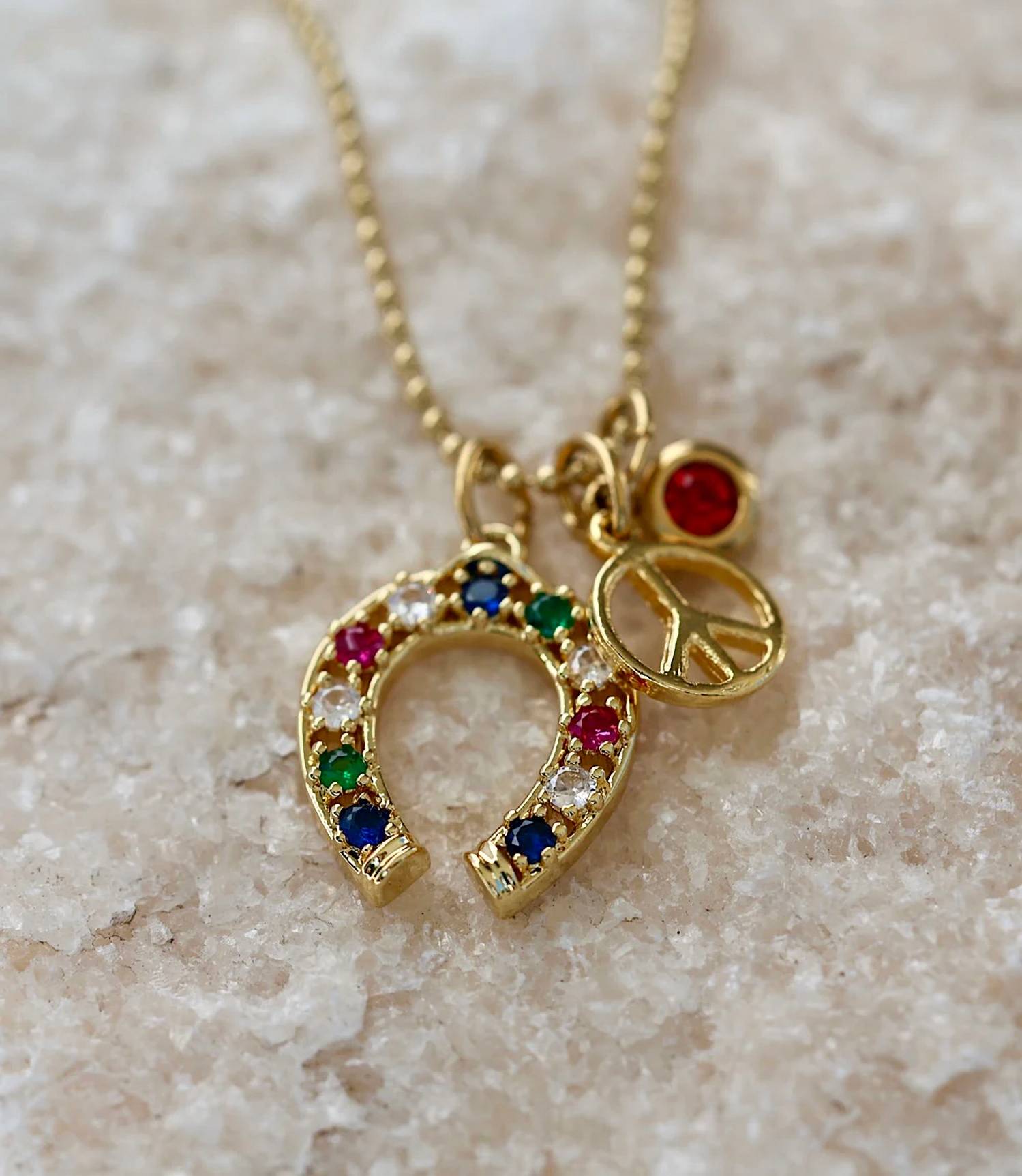 Farrah B Jewelry - Women's Charm Cluster Necklace