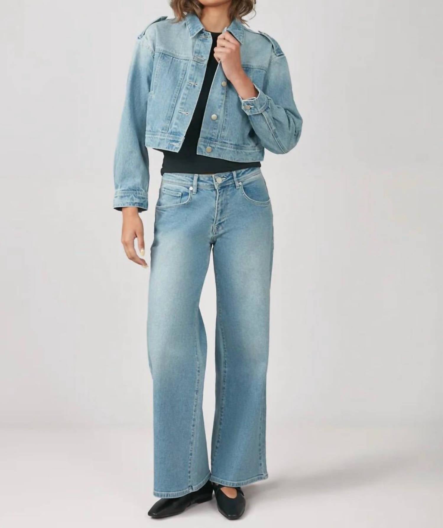 Lola Jeans - Cropped Denim Jacket