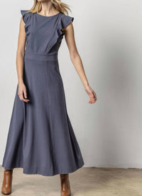 Lilla P - Odyssey Flounce Trim Maxi Dress