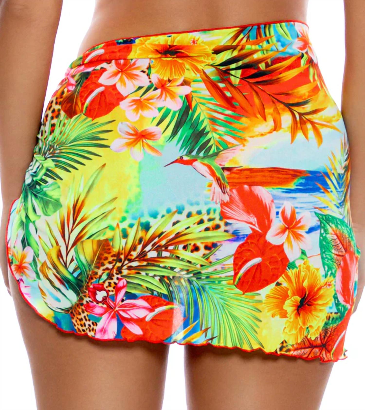 Luli Fama - sarong mini skirt