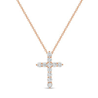 Diana M Jewels - Women's Round Lab-Grown Diamond Pendant Necklace (1.00 Ct) - Delicate