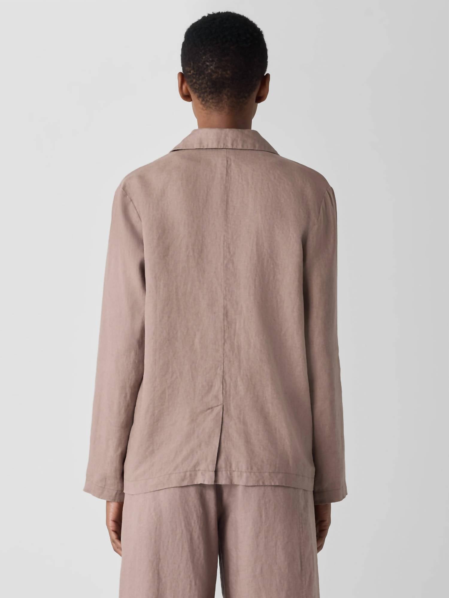 Eileen Fisher - Linen Double Breasted Jacket