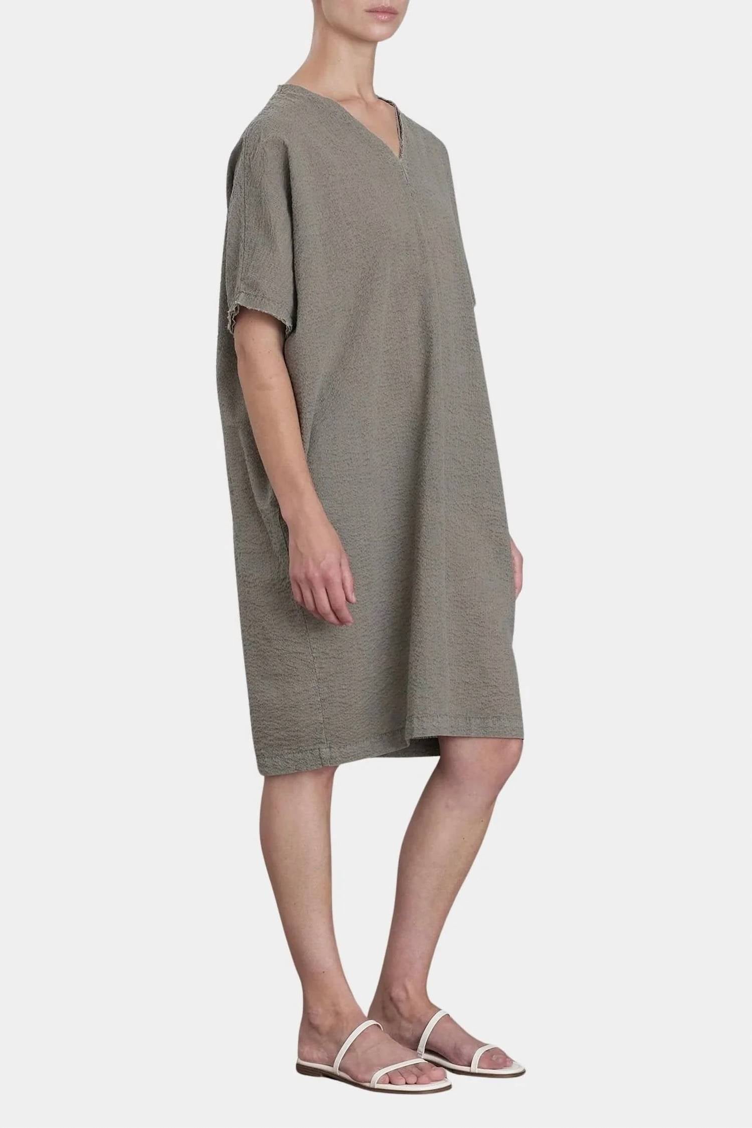 Black Crane - V-neck Mini Dress