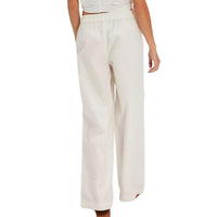 Free People Women's Team Spirit Pull On Pants in bleached aqua - women's pants - detail view