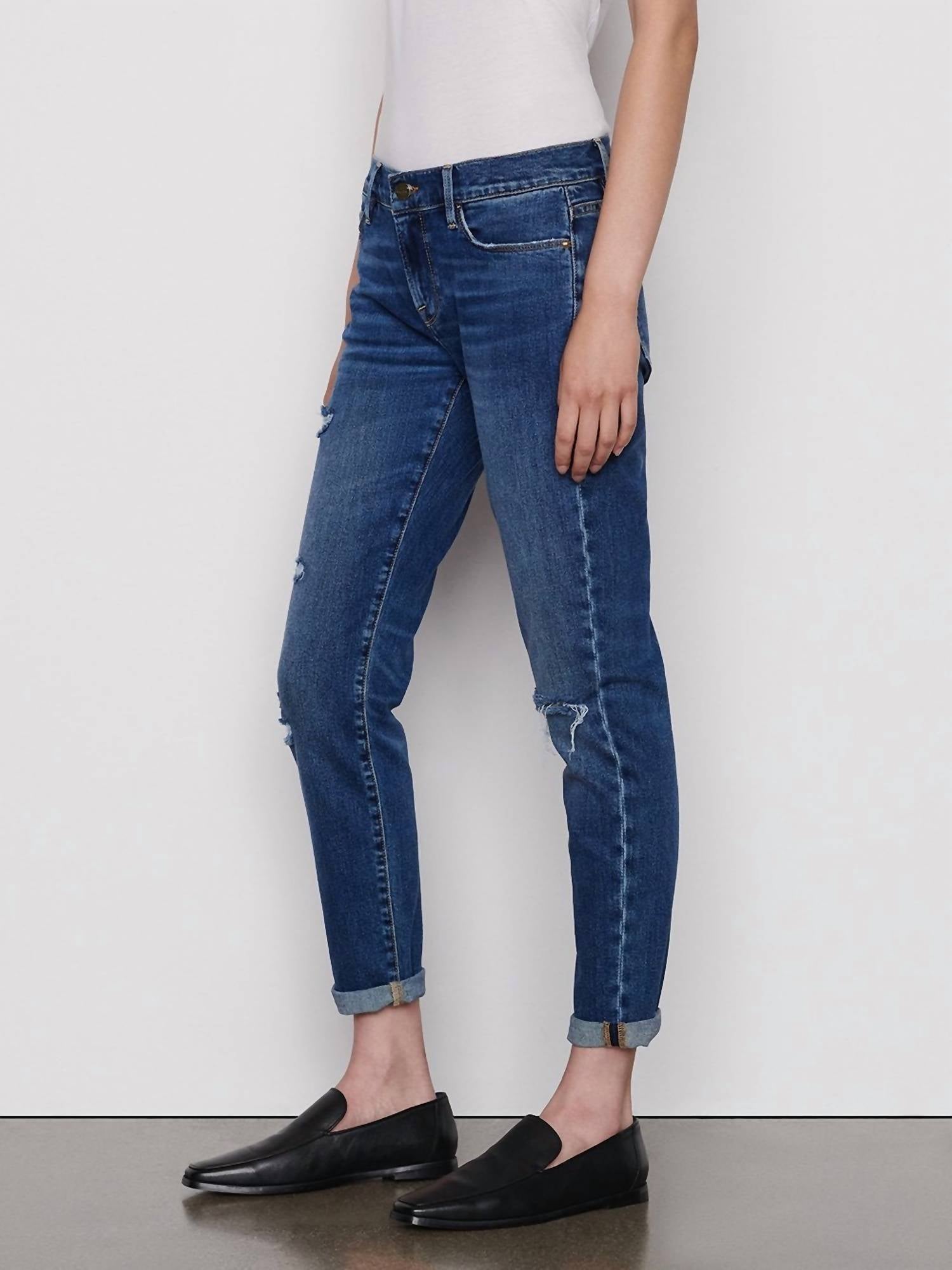 Frame - Le Garcon Mid-rise Boyfriend Jeans