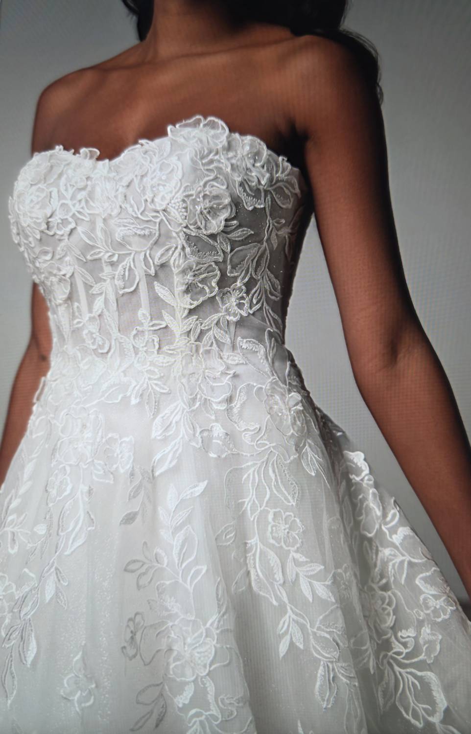 Stella York - Romantic Floral Lace Dress