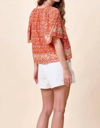 Cleobella - Koa Short Sleeve Button Up Blouse