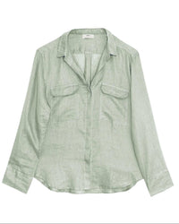 MIKOH Women's Mentawai Shirt in celadon - women's shirt