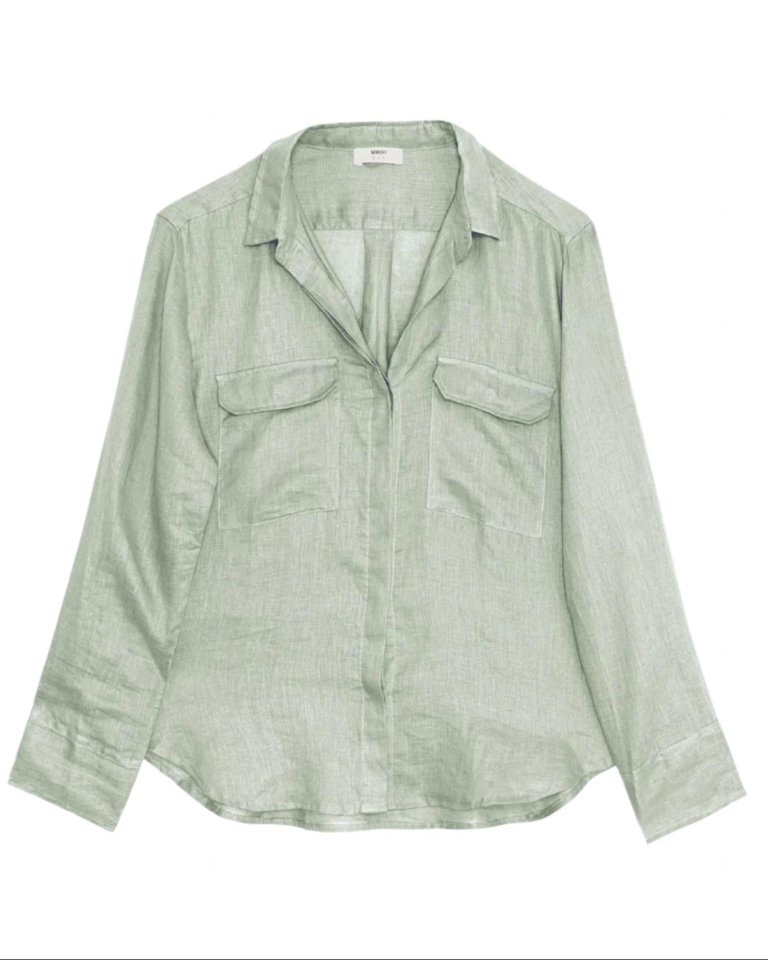 MIKOH Women's Mentawai Shirt in celadon - women's shirt