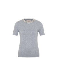 Theo The Label - Women's Nomia Embellished Knit Tee