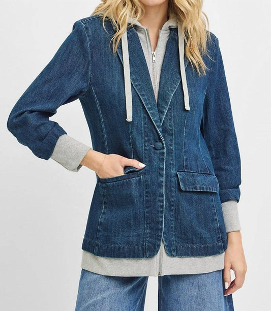 Risen - Bobbie Blazer With Hoodie