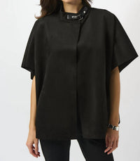 Joseph Ribkoff - Stand Collar Cover-up Poncho