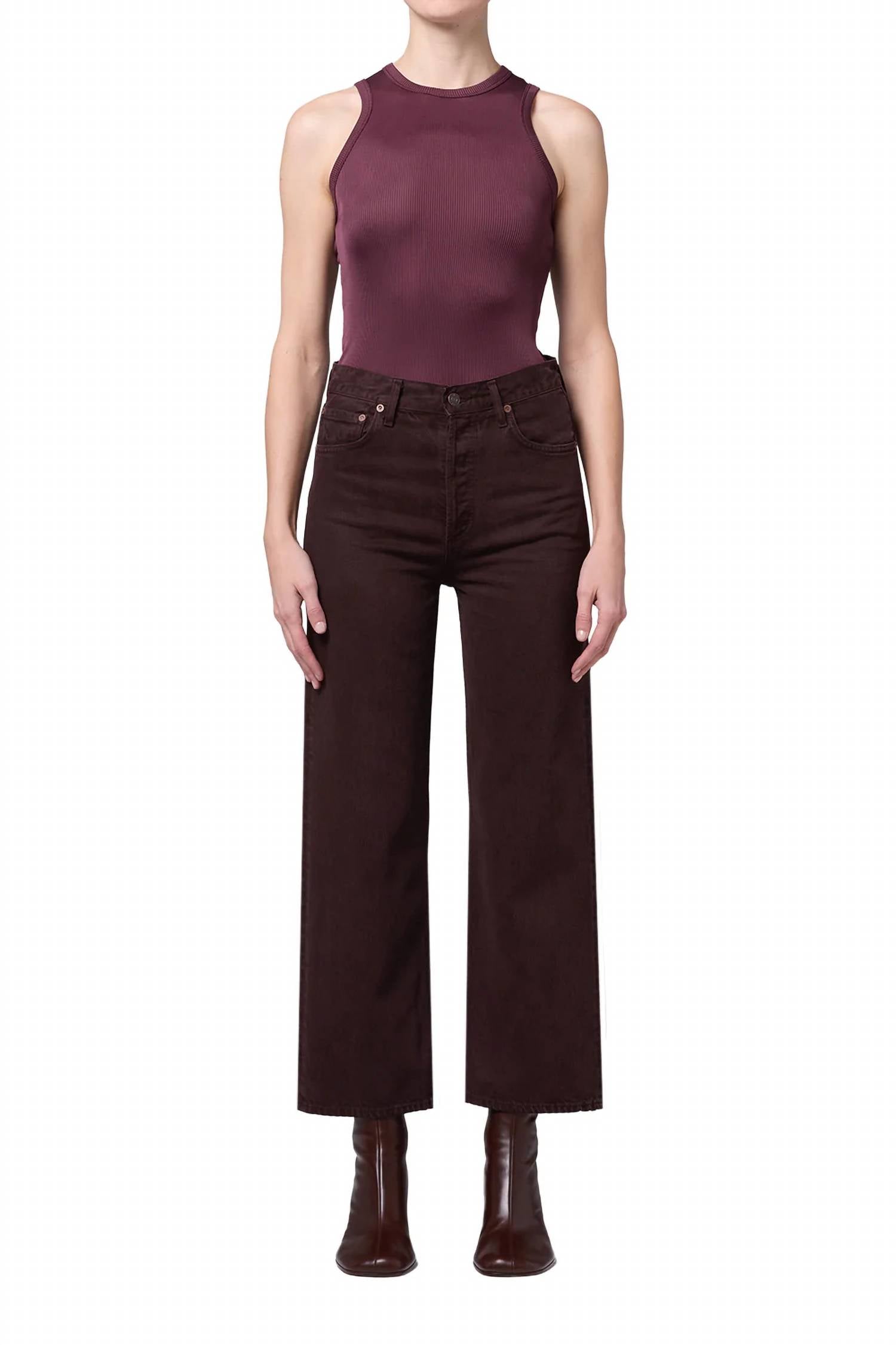 Agolde - Ren High-rise Wide Leg Jeans