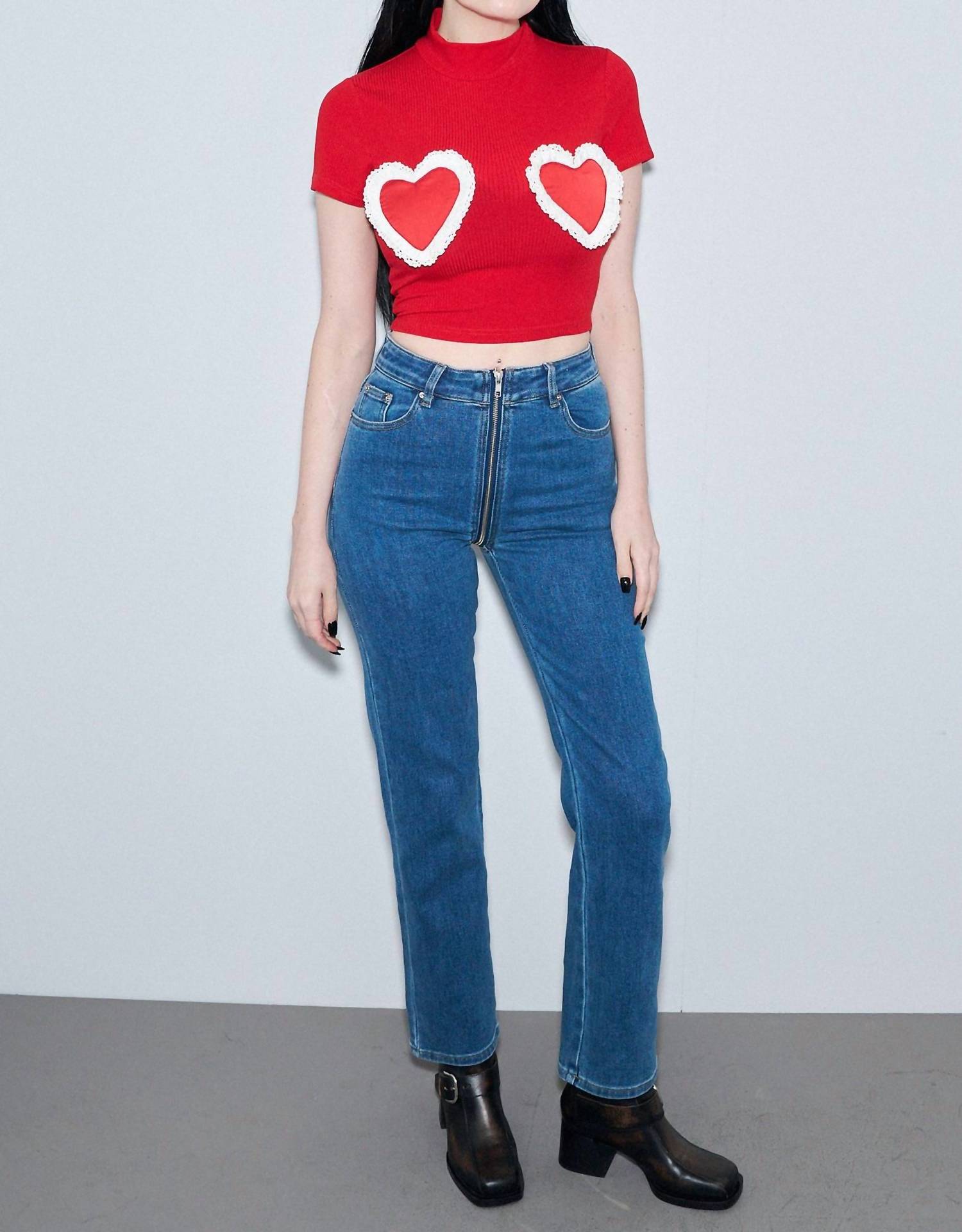 Fashion Brand Company - Easy Access Zipper Jeans