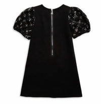 Hannah Banana - Girls Josie Beaded Bubble Sleeve Shift Dress