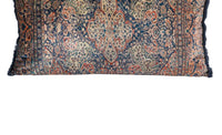 Creative Co-Op - Cotton Blend Velvet Pillow With Fringe