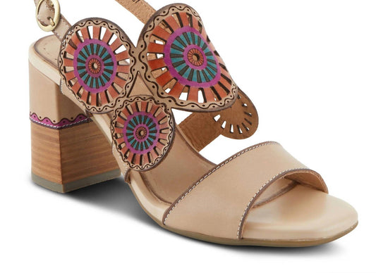 PINWHEEL HEELED SANDAL