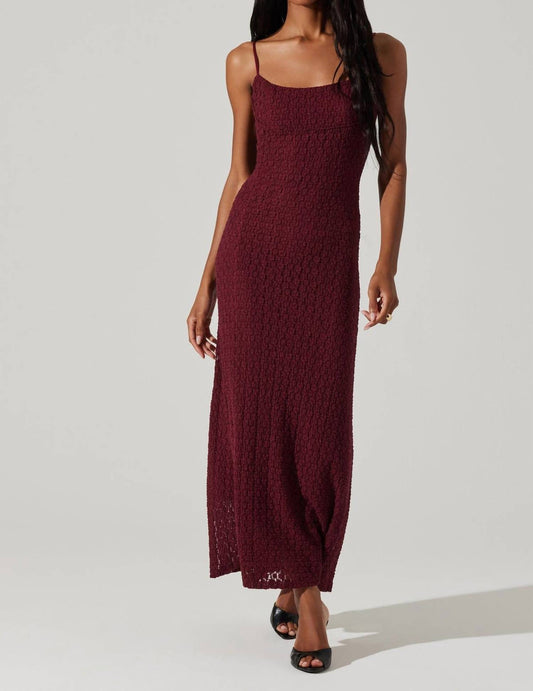 Astr - Renaisse Textured Maxi Dress