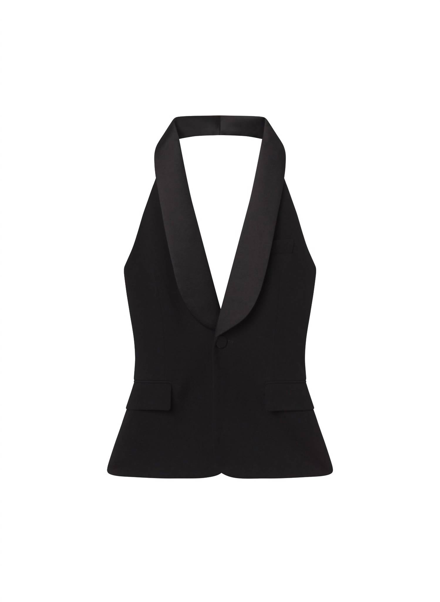 A.L.C. Payton Tuxedo Vest in black - women's jacket - view 6