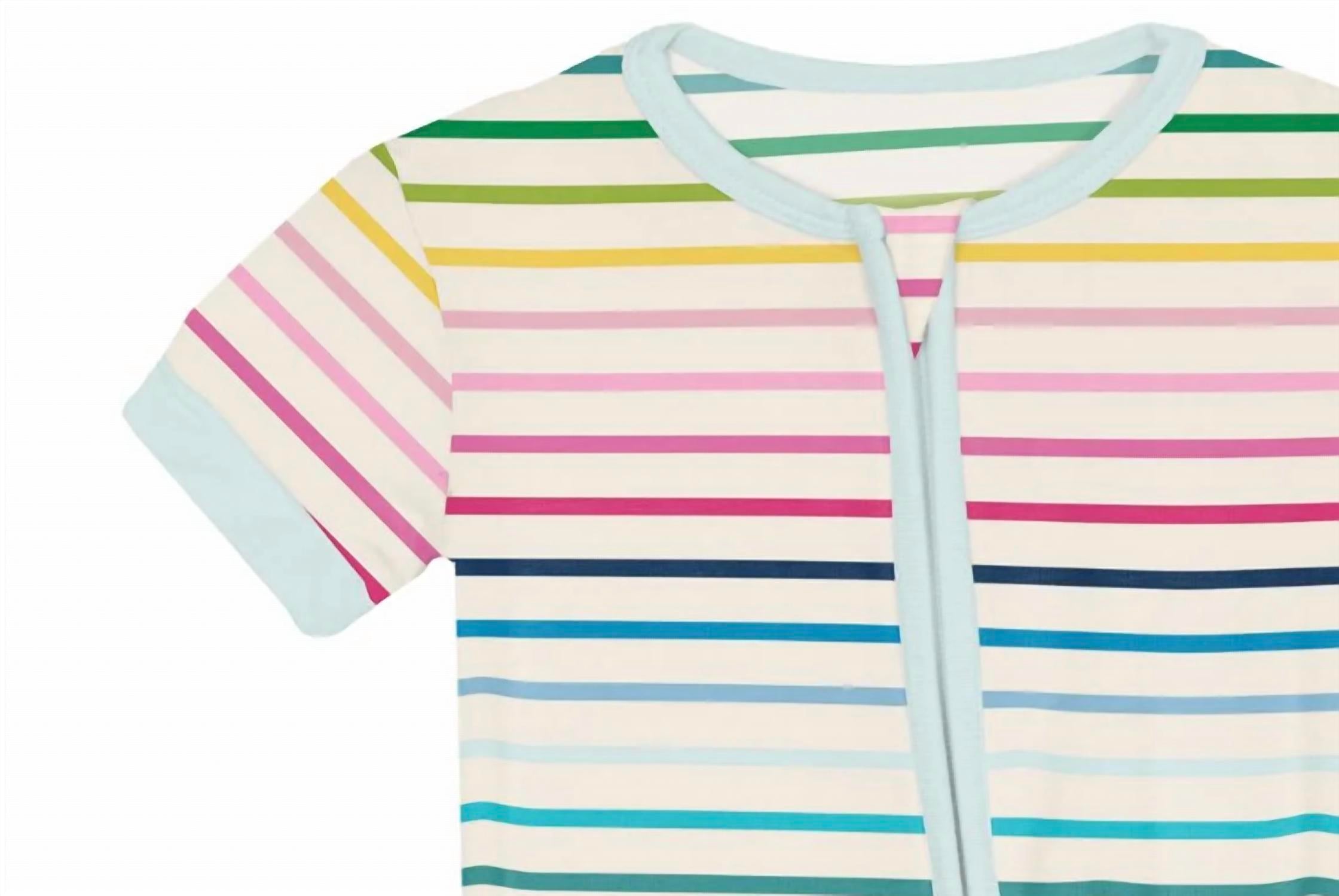 Kickee - Baby's Shorty Sleeper With Zipper Pajama