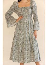Storia - Floral Tiered Maxi Dress