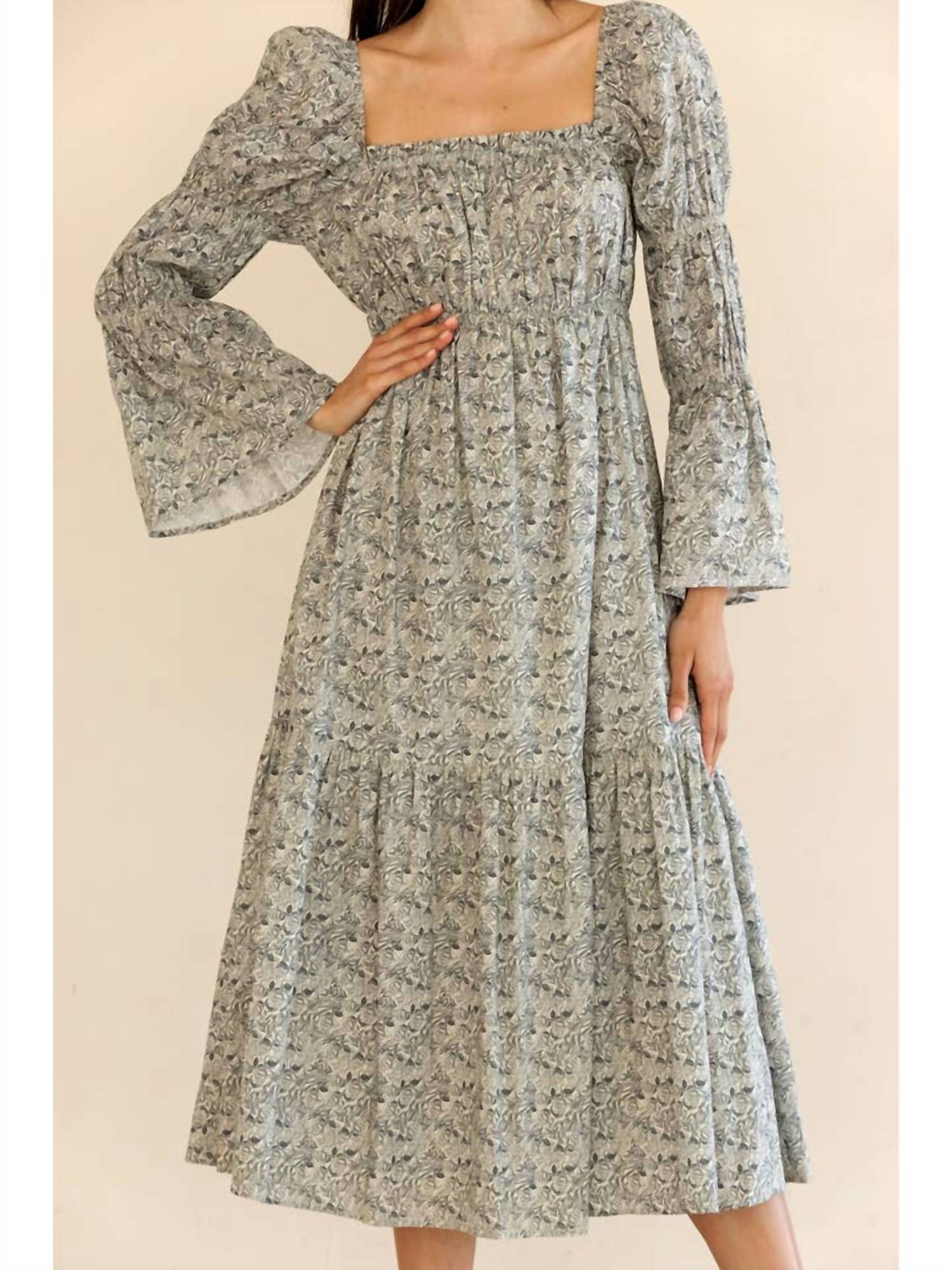 Storia - Floral Tiered Maxi Dress