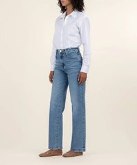 KUT FROM THE KLOTH Sienna High Rise Wide Leg Jean in decisive - women's jeans - alternate view