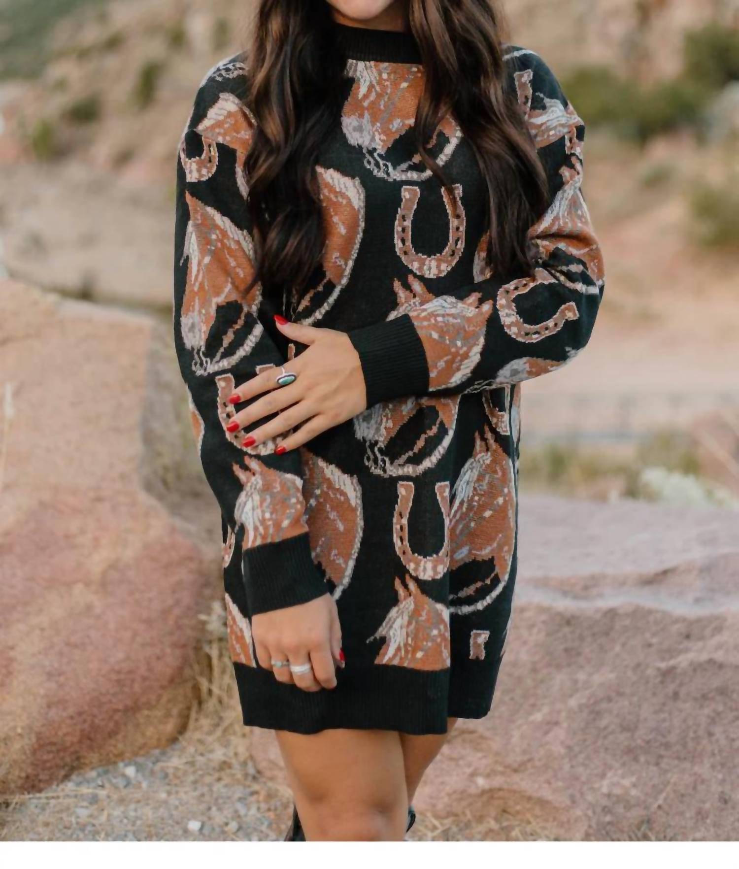 Sterling Kreek - Rodeo Sweater Mini Dress