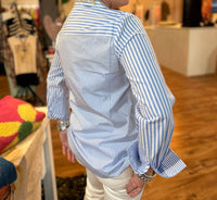 Ravel - Scope Stripe Button-Up Top