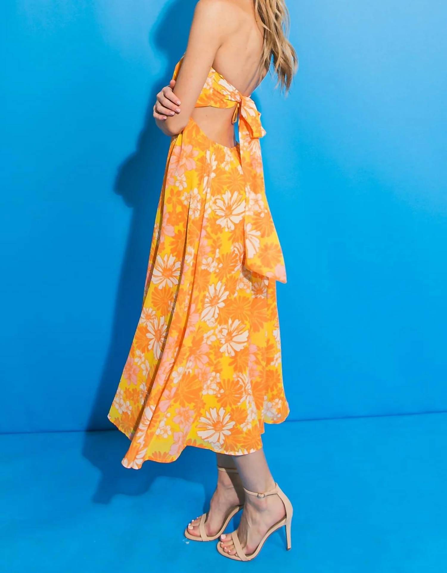 Flying Tomato - Next Big Move Midi Dress