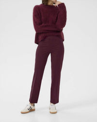 Part Two Ponta Trouser in tawny port - women's pants - alternate view