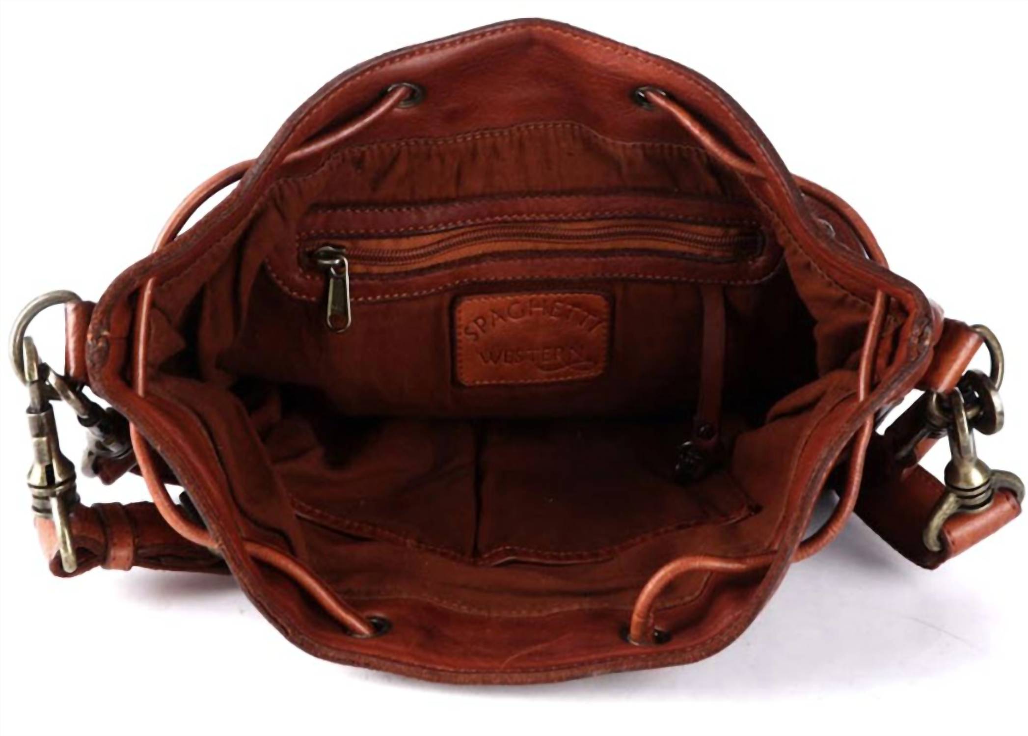 Spaghetti Western - Leather Bucket Bag